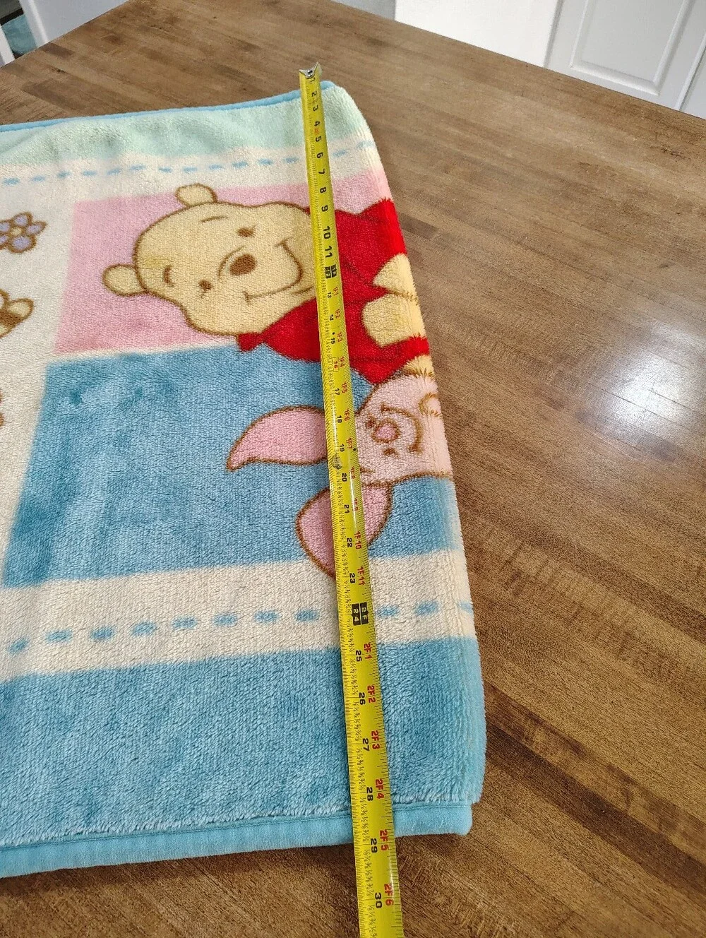 VTG Disney Crown Craft Winnie The Pooh Piglet Bees  Plush Baby Blanket